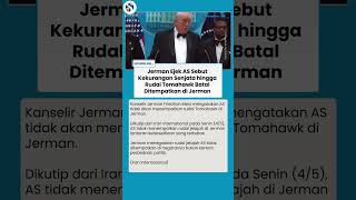 Kanselir Merz Ejek AS Memalukan, Rudal Tomahawk Batal Ditempatkan di Jerman gegara Minim Stok