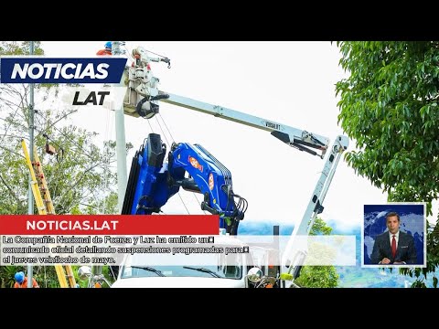 CNFL: Cortes de Electricidad Programados en Alajuela, San José y Heredia