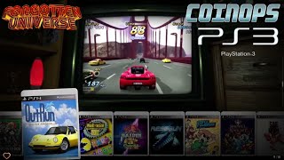 Playstation 3 CoinOPS Forgotten Universe Showcase #coinops #emulator #frontend
