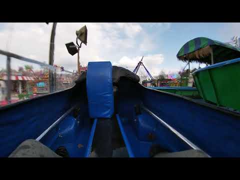 STOKES JUNGLE RIVER LOG FLUME (onride) at Manchester Trafford Centre Summer Social 02/04/2022