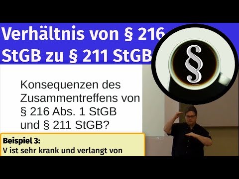 Verhältnis von § 216 StGB zu § 211 StGB