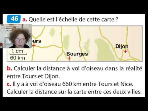 Echelle et proportionnalité ex46p282 Nathan Transmath Cycle 4