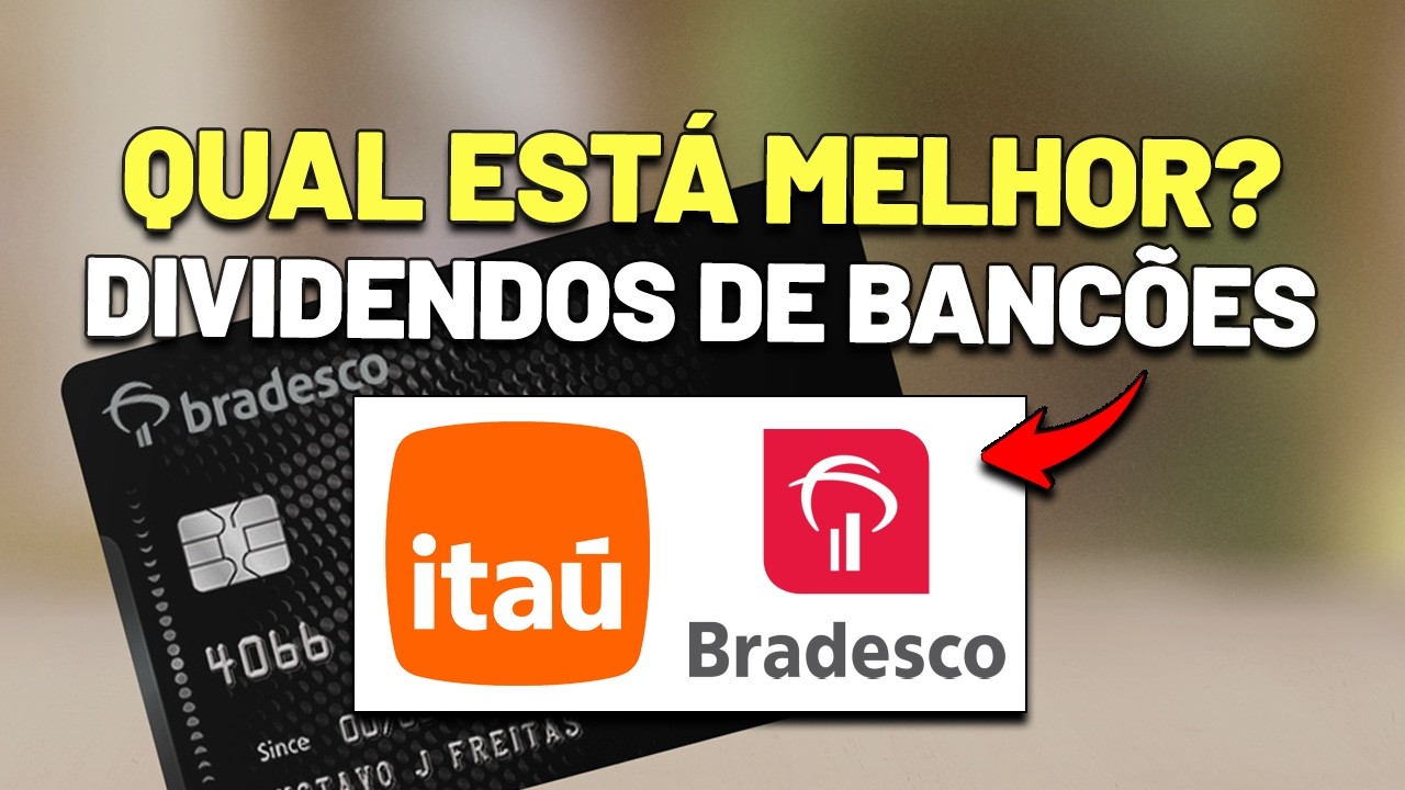 BANCO ITAÚ vs BANCO BRADESCO: QUAL ESTÁ MELHOR APÓS ESSA QUEDA? AÇÕES DE BANCOS CAINDO ITUB4 BBDC4