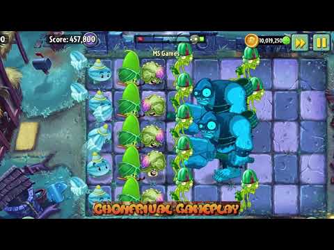 PVZ 2 |  4 Super Team Plants Vs Team Zombies Part 34 | ChonFrival