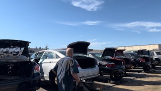 Hunting for parts @ Arlington Pick N Pull full video.  Day one… @lotsdang 