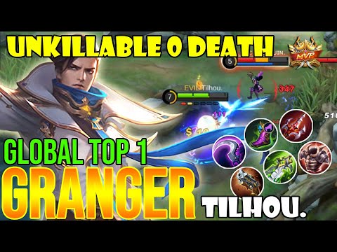 EVIL TEAM 95.6% Win Rate [Top 1 Global Granger] Tilhou. & Berserker. & Rook. Mobile Legends Gameplay