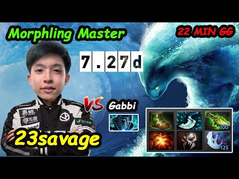 23savage - [Morphling] Master 11K MMR Carry vs TNC.Gabbi Dota 2 Perspective Pro Gameplay