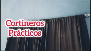 como poner cortineros fácil y prácticos