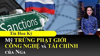 Mỹ trừng phạt giới công nghệ và tài chính của Nga📺Tin Hoa Kỳ Sáng 27/03