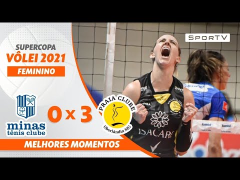 MINAS 0 X 3 PRAIA CLUBE | MELHORES MOMENTOS | FINAL SUPERCOPA DE VÔLEI | SPORTV