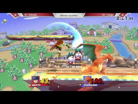 SP48 - SF | Cloudy (Marth) Vs. SC | Serge (Charizard) Winners Quarters - Smash 4