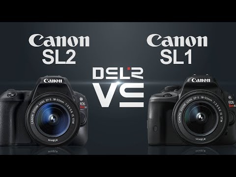 Canon EOS Rebel SL2 (200D/Kiss X9) vs Canon EOS Rebel SL1 (100D)