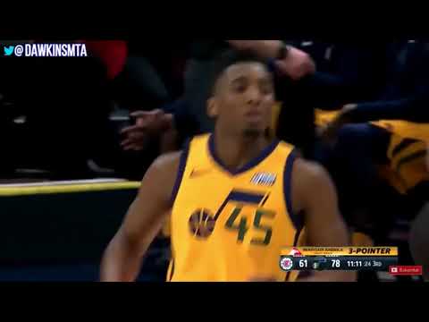 Donovan Mitchell Highlights 23 points vs Clippers 1/20/18