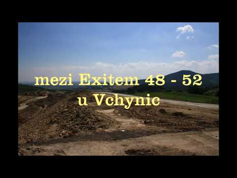 D8 - stavba dálnice Exit 48 u Lovosic a Exit 52