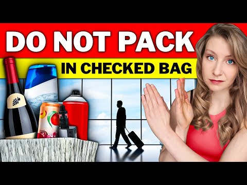10 Things to NEVER Pack in Checked Bags (TSA Rules 2026)