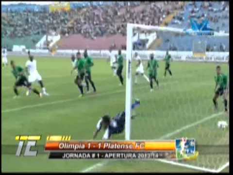 Apertura 2013-14: (Fecha 1) Olimpia 1-1 Platense
