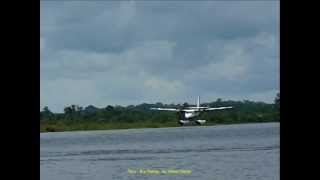 preview picture of video '2011 Peru   Rio Nanay, Hydravions, Water Plane or SeaPlane, near Iquitos'