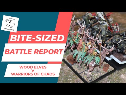 Old World Battle Report | Wood Elves V Warriors of Chaos - Warhammer: The Old World