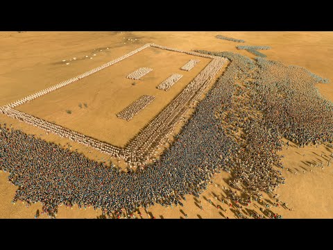 3000 SPARTANS vs 18000 EGYPTIANS - Total War ROME 2