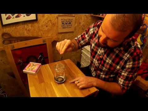 Coin Through Glass Magic Trick Performance Revealed For Free