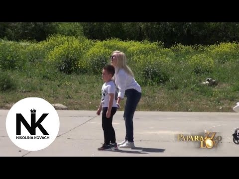 Nikolina Kovač i Saša Kapor sa ćerkom i sinom - Paparazzo lov - (Tv Pink)