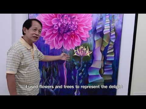 ศาสตราจารย์เกียรติคุณเกียรติศักดิ์ ชานนนารถ กับผลงาน "ปิติแห่งปีมหามงคล 3"