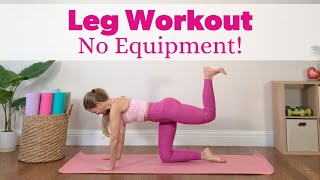 10 Minute Leg Workout No Equipment!