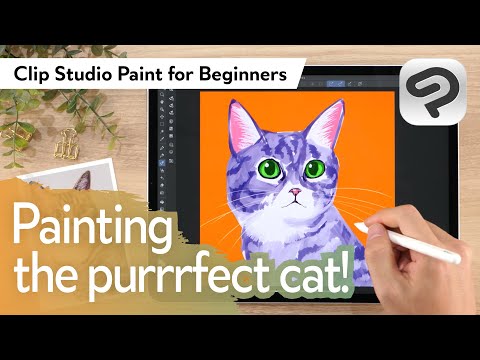 Painting the purrrfect cat! | Clip Studio Paint for Beginners