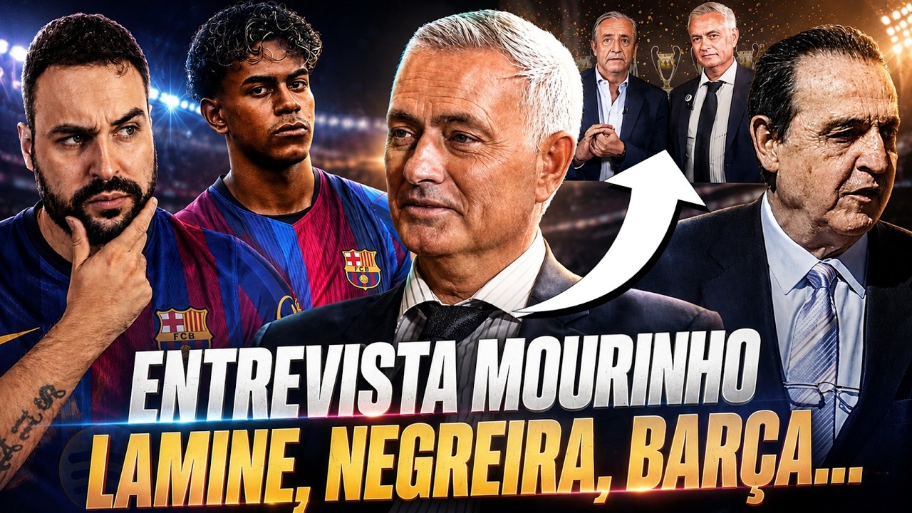 💥MOURINHO: "NO FICHARÍA a LAMINE para el MADRID" ¡HABLA de NEGREIRA, el BARÇA y AGITA la TEMPORADA!