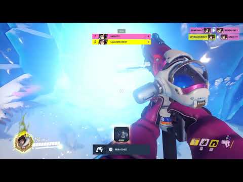 Snowball fight intense! | Overwatch