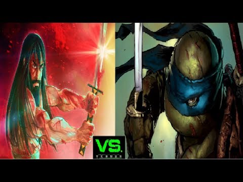 Leonardo (TNMT) VS Samurai Jack - Best Swordsman? [Forum Battle #15] Video