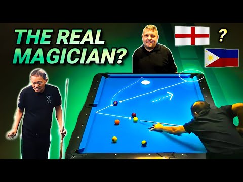 EFREN REYES MEETS "THE MAGICIAN" from ENGLAND and this happened...
