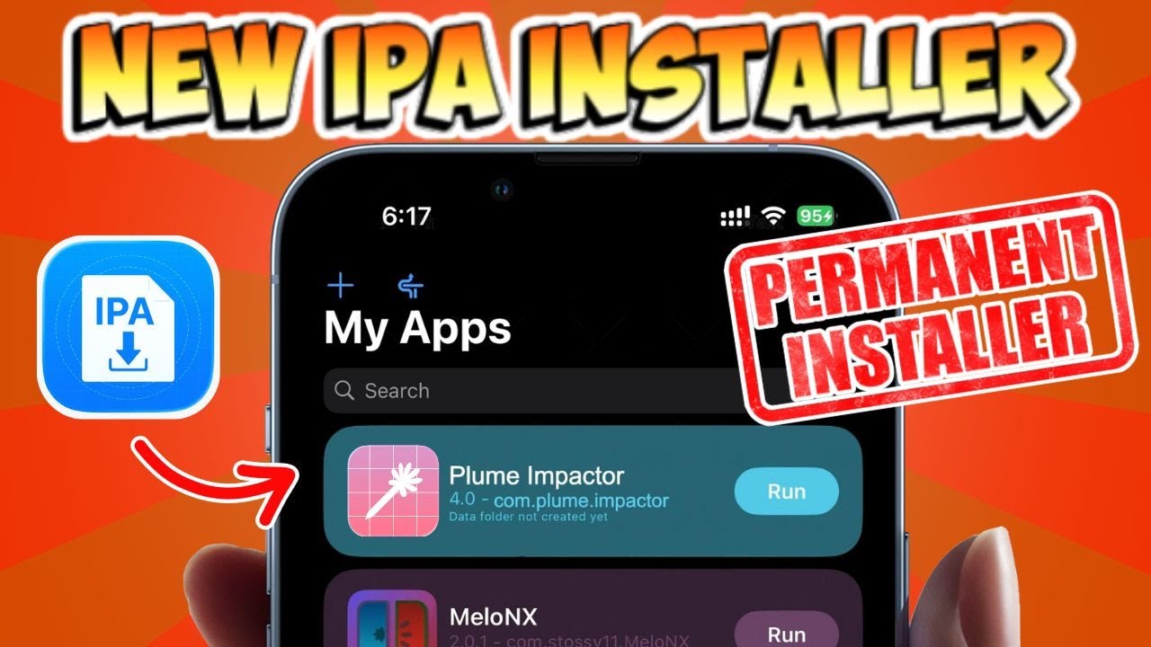 PlumeImpactor iOS : Permanent IPA Files Installer on iPhone (No Revoke)