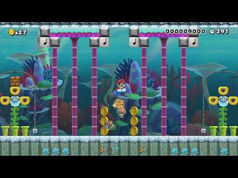 Shifting Terrain for Hanna by Xypher - SUPER MARIO MAKER - NO COMMENTARY 1bi