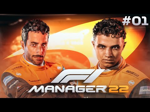 F1 Manager 2022 Career Mode Part 1 - DRAMATIC FIRST RACE IN CHARGE!!