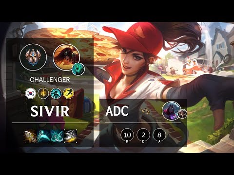 Sivir ADC vs Varus - KR Challenger Patch 10.12