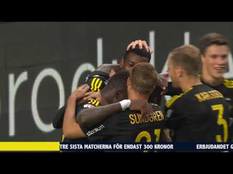 Alexander Isaks 2-0 mål mot Norrköping!