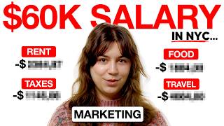 What My $60k Salary ACTUALLY Looks Like in NYC (Marketing)...