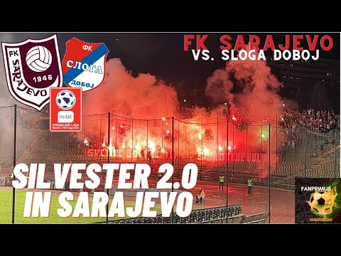 FUSSBALL-SILVESTER 2.0 IN SARAJEVO!!! / FK Sarajevo vs. Sloga Doboj / FANPRIMUS STADIONVLOG