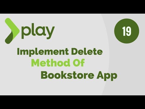 Play Framework Tutorial in Java 19 | Implement Delete Method of BookStore Application