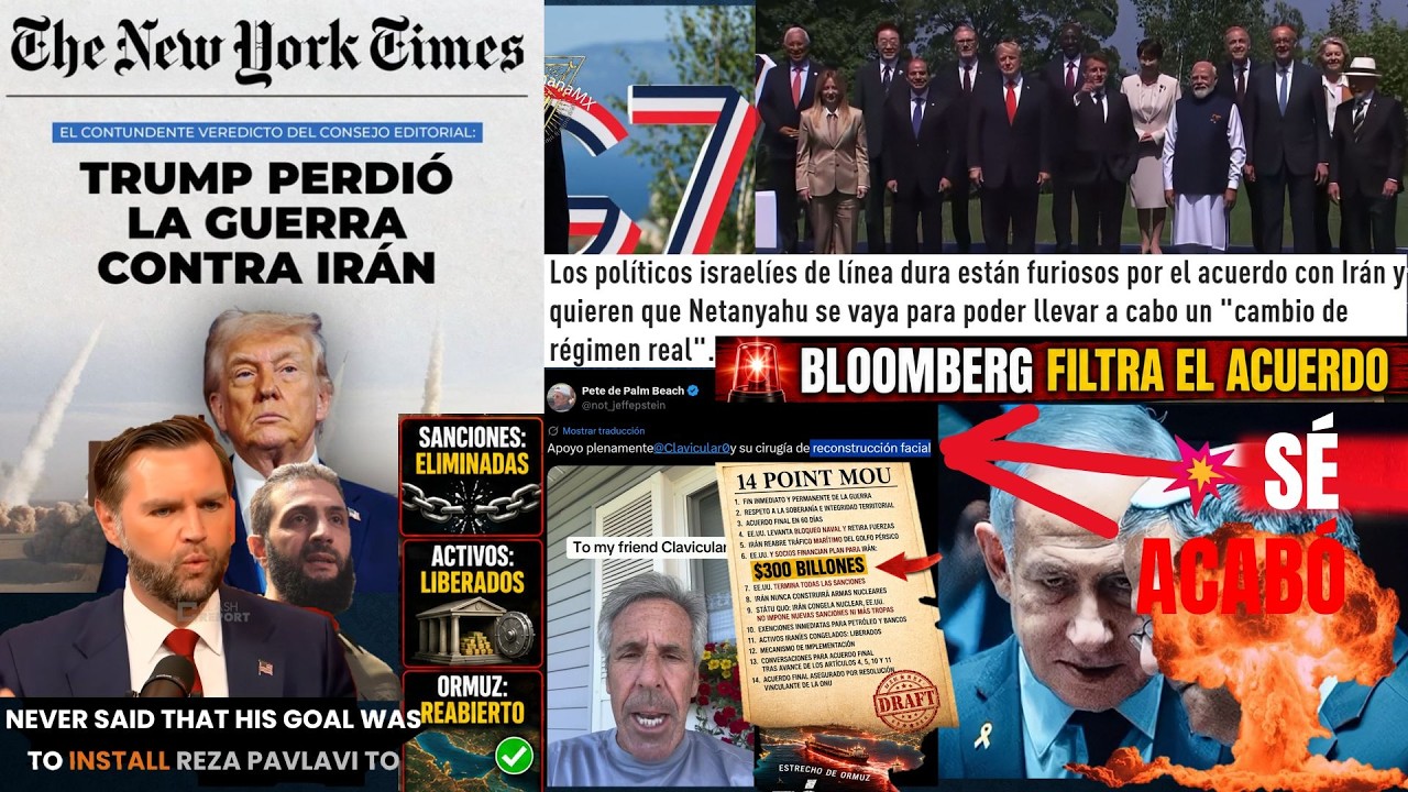 💥EEUU parece estarle dando la espalda a Bibi, JD Vance dice que el acuerdo incluirá Líbano. 60 días