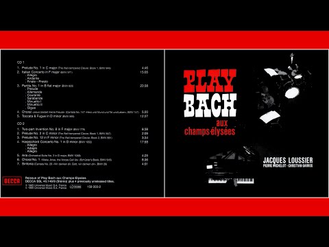 JACQUES LOUSSIER: music from the album "Play Bach aux Champs-Elysées" (live rec. 1965)