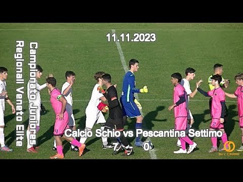 CAMPIONATO REGIONALE JUNIORES U19 ELITE VENETO – CALCIO SCHIO vs PESCANTINA SETTIMO  – 11.11.2023