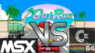 MSX VS C64 : Outrun