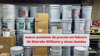 Compre más pintura sherwin Williams subirá precios en febrero #shorts