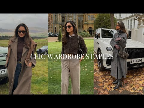 Wardrobe Staples – Essential pieces to always create chic outfits