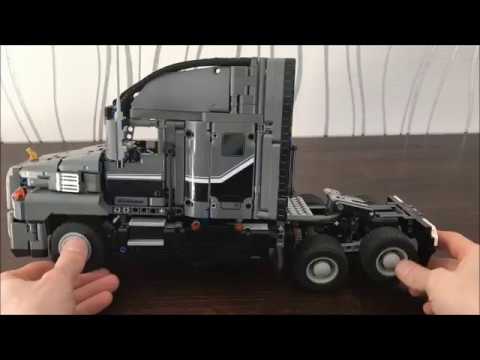lego 42078 Mack RC full suspension building details