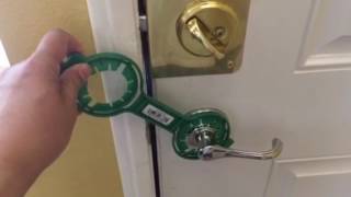 Prevent door lock picks (life hack)