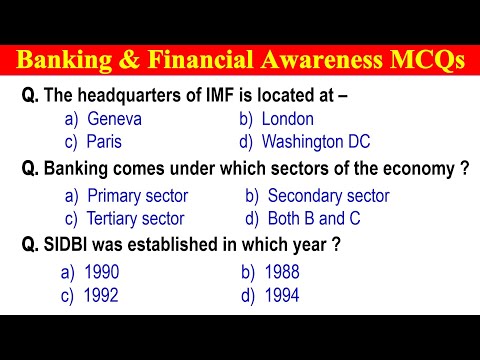 Banking and Financial Awareness MCQ | Banking MCQ | #banks