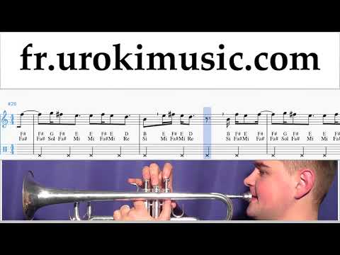 Cours de Trompette DJ Khaled, Justin Bieber - No Brainer Tuto Partitions um-ih829